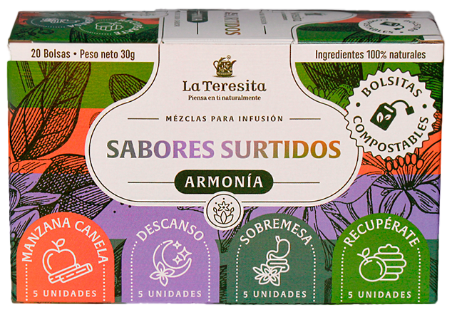 Infusión Teresita Surtida ArmonÃa x 20 sobres