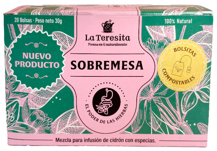 Infusión Teresita Sobremesa x 20 sobres